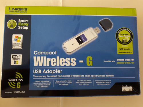 Oferta !! Cisco-linksys Wusb54gc Compact Wireless-g Usb