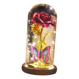 Lámpara De Cristal Con Forma De Mariposa Rosa Adecuada Para
