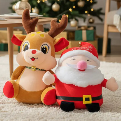 Kit De Peluche De Navideño De Santan  Claus  Y Reno | Envío gratis