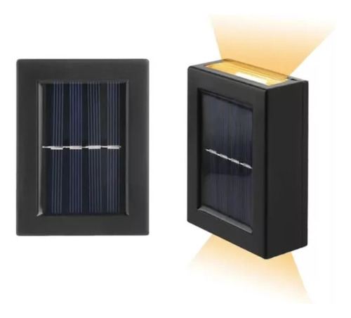 Luminária Led Solar Mini Arandela Acendimento Automático