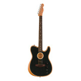 Violão Fender Acoustasonic® Player Telecaster Brushed Black