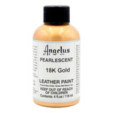 Pintura Acrílica Angelus 4 Oz ( 1 Pieza ) Color Gold 18k