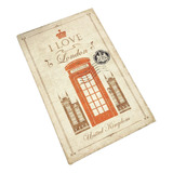 Caixa Livro Decorativa I Love London 26x17x3cm P