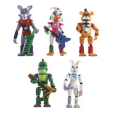 5 Piezas Fnaf Figura De Acción Juguetes Regalo Para Niños