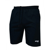 Pantaloneta Hombre Crossfit Original Ripple Negro Blanco