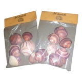 Caracoles Marinos Rosados Violetas. Precio Por 2 Bolsas.