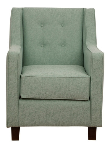 Poltrona Belén Lino Sidelli Verde Agua / Muebles América