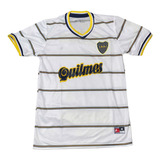 Camiseta De Boca Mercosur 1998 Blanca Riquelme 10 Retro
