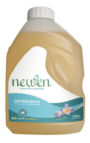 Detergente Para Ropa Líquido Newen Floral Botella 1 l
