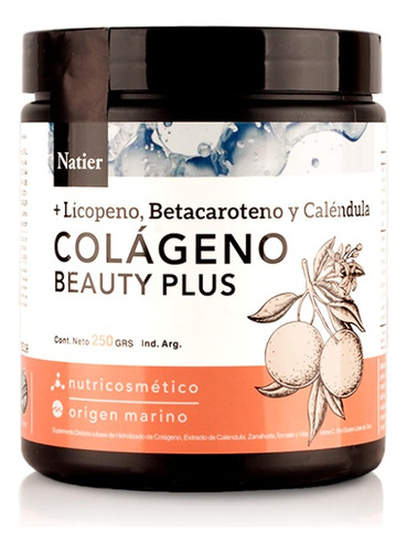 Colágeno Hidrolizado Beauty Plus Máxima Absorción X 250g 