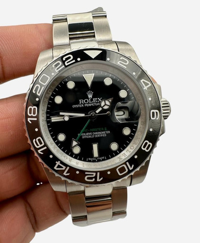 Reloj Premium Rolex Submariner Gmt Master 2 Negro Automatico