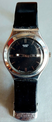 Reloj Swatch Irony Año 1999 Cuadrante Negro Funciona Perfect