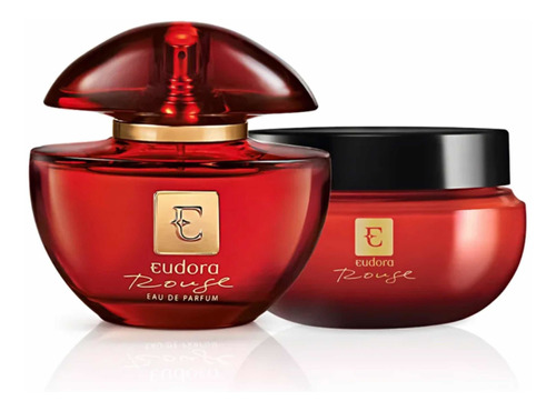Kit Eudora Rouge Eau De Parfum 75ml+ Creme Hidratante250g