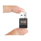 Adaptador Receptor Wireless Usb Wi-fi 5ghz Dual Band Novo