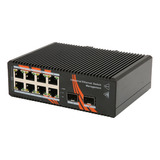 Conmutador Gigabit Ethernet De 8 Puertos, Riel Din, Montaje