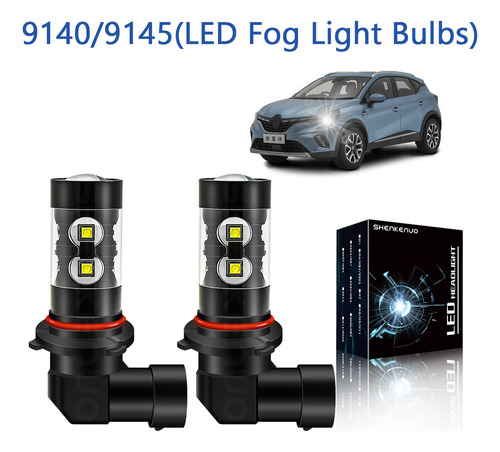 Kit De Led Focos Neblinero Antiniebla 6000k 8000lm Para Ford