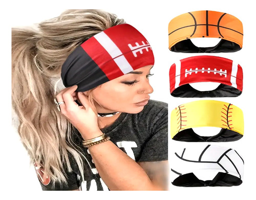 Diadema Deportiva Elastica Para Mujeres Y Niñas 