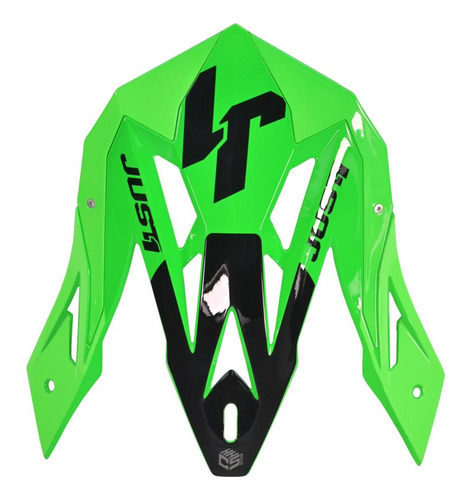 Visera Casco J18 Pulsar Fluo Green Titanium Black Just1