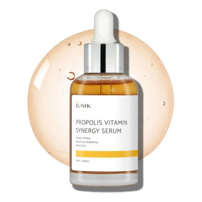 IUNIK Propolis Vitamin Synergy Serum 50ml Suero Facial Coreano Iluminador Antioxidante 70% Propoleo y Vitamina Antiedad Control de Poros Quita Manchas Despigmentante Aclarante K-Beauty Piel Sensible | MercadoLibre