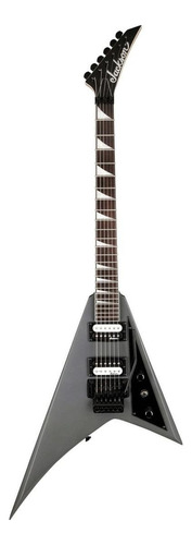 Guitarra Eléctrica Para Zurdo Jackson Js Series Rhoads Js32 De Álamo Satin Gray Satin Con Diapasón De Amaranto