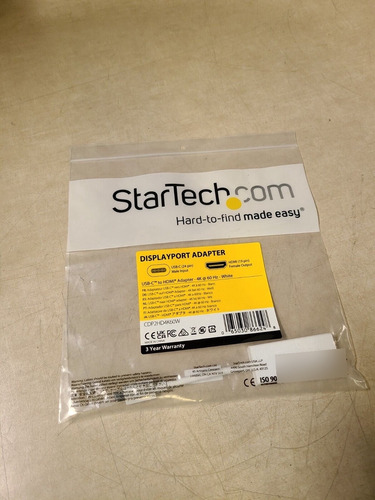 Startech Usb C To Hdmi Adapter - White - 4k 60hz Cdp2hd4 Mme