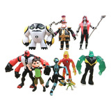 9pcs Ben 10 Acción Figura Modelo Juguete Regalo Para Niños