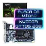 Placa De Video Vga Geforce Gt 705 2gb Ddr3 Revenger Gamer