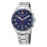 Reloj Victorinox Fieldforce Chrono 241857 Esfera Azul 42mm