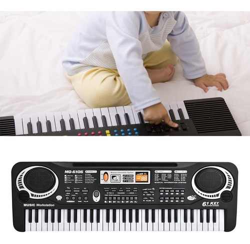 Piano Eléctrico De 61 Teclas Para Niños Digital