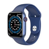 Smartwatch W28 Pro W28 Pro Serie 8 W28 Pro Lançamento 8 1.95mm Caixa 45mm De  Abs  Azul, Pulseira  Azul