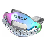 Shock Doctor Protector Bucal Chupon Americano Flag Silver