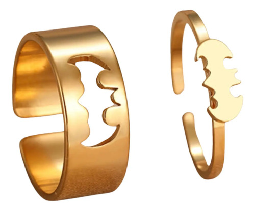 2 Pzas Anillo De Batman Para Parejas