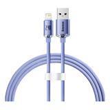 Cable Reforzado Usb Lightning Baseus 120cm Carga Rapida 2.4a