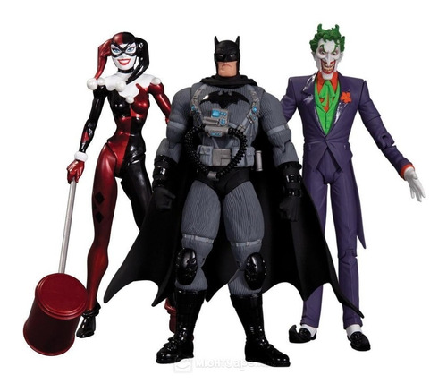 Hush Batman Harley Quinn Joker Set Figuras Dc Collectibles