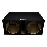 Cajon Doble Para Dos Subwoofer 12 Mdf 1.8ft Kcr Porteado Spl