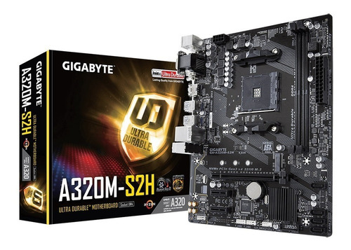 Mother Board Gigabyte A320m S2h Am4 Ryzen