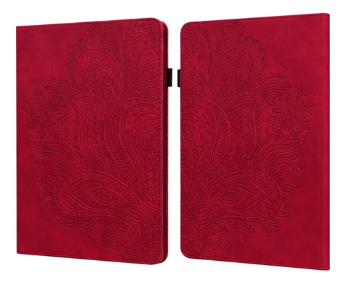 Funda De Piel Roja Para Amazon Kindle Paperwhite 5 2021