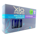 Xiomara Ampolletas Caja Semilla De Lino Sin Enjuague 10 Ml