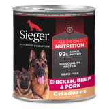 Alimento Sieger Criadores Lata Perros X 340 Grs X 1 Unid