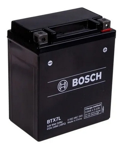 Bateria Bosch Ytx7l-bs Honda Tornado Twister Falcon 400 Mt03