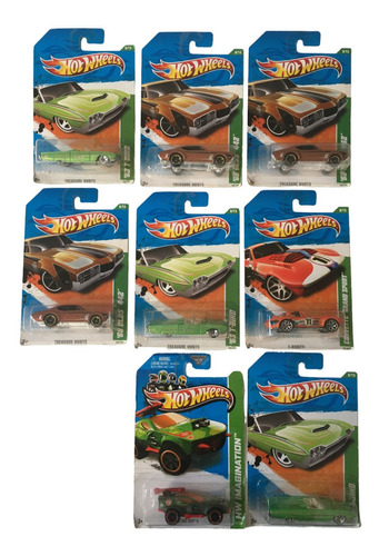 Mattel Hot Wheels 1/64 Lote De 28 Vehiculos Treasure Hunts