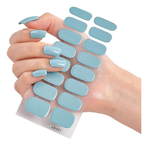 Set De 16 Stickers De Uñas Manicure Instantánea