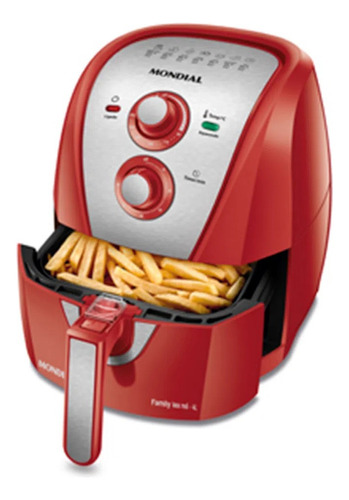 Fritadeira Sem Óleo Air Fryer Afn-40-ri 127v Vermelho