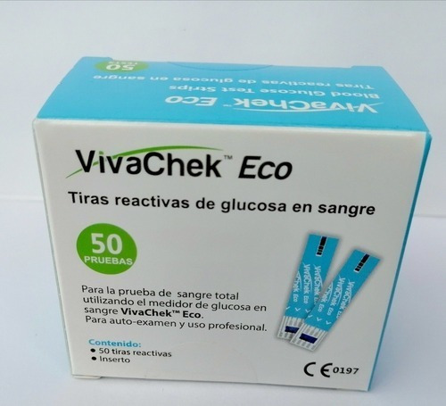 Tiras Reactivas Para Glucometro Vivacheck Eco