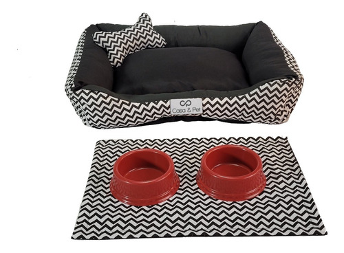 Cama Para Gato E Cachorro Com Brinde Comedouro E Tapete