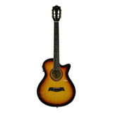 Violao Eletrico Michael Jumbo Vmy340 Sb Nylon - Sunburst