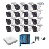 Kit 16 Camaras Hikvision 1080p 2 Mpx Cctv Dvr 16 Canal