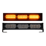 Barra Led Estroboscopica 3 Mds Ambar 5p 3 Ds