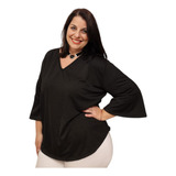 Blusa Lurex Plata Fiesta Noche Talles Grandes Especiales