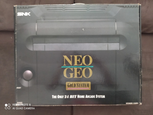 Neo Geo Aes Americano Gold System Original 